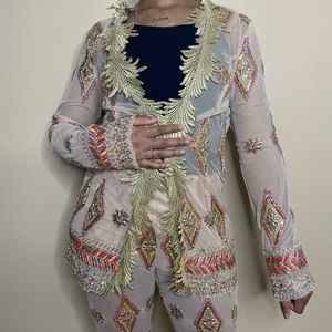 2 Piece Egyptian Gold/Nude Set